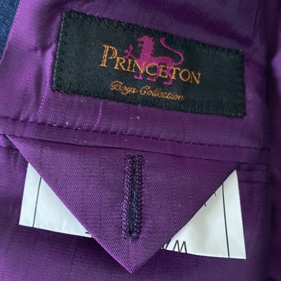 Princeton navy Italian wool boys 17-18 suit - Picture 10 of 13